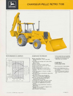 Graaflaadmachines John Deere Construction 710 B