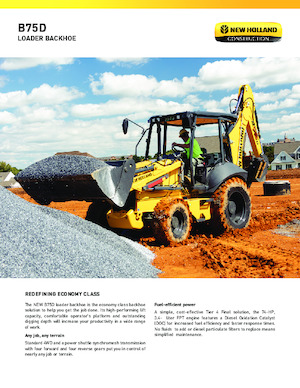 Graaflaadmachines New Holland B75D