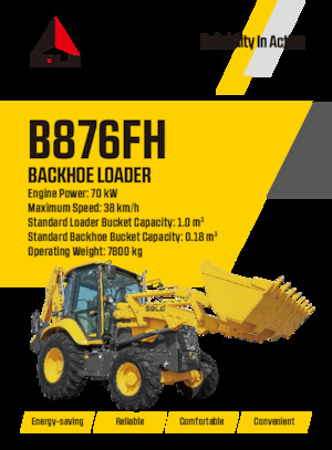 Graaflaadmachines SDLG B876FH