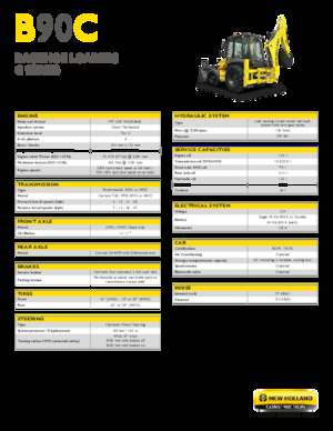 Graaflaadmachines New Holland B90C