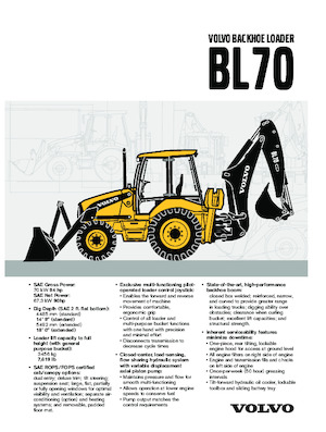 Graaflaadmachines Volvo BL 70