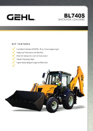 Graaflaadmachines Gehl BL 740S