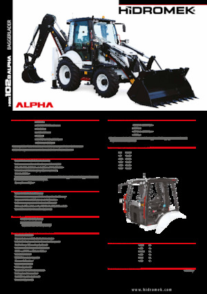 Graaflaadmachines Hidromek HMK 102 B Alpha