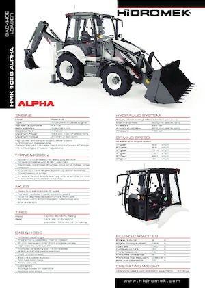 Graaflaadmachines Hidromek HMK 102 B Alpha