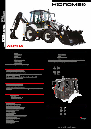 Graaflaadmachines Hidromek HMK 102 B Alpha