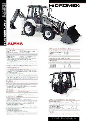 Graaflaadmachines Hidromek HMK 102 B Alpha