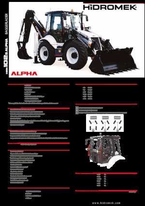 Graaflaadmachines Hidromek HMK 102 S Alpha