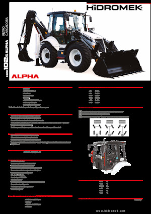 Graaflaadmachines Hidromek HMK 102 S Alpha