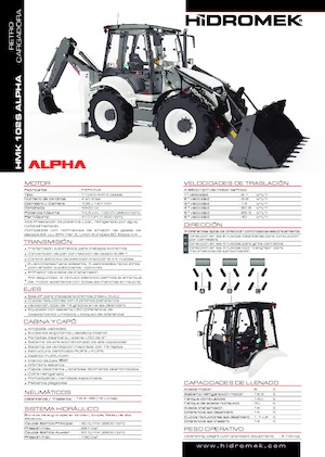 Graaflaadmachines Hidromek HMK 102 S Alpha