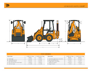 Graaflaadmachines JCB 1CX 8FT