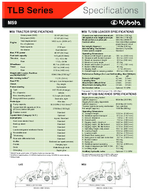 Graaflaadmachines Kubota M 59