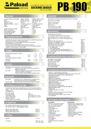 Graaflaadmachines Palazzani PB 190