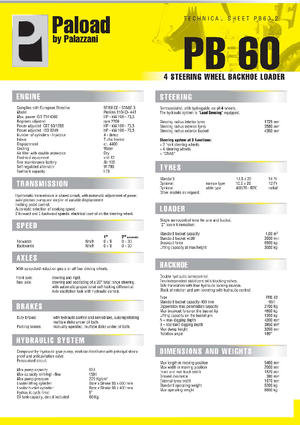 Graaflaadmachines Palazzani PB 60