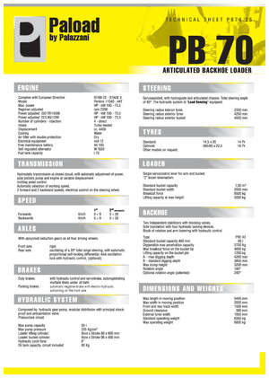 Graaflaadmachines Palazzani PB 70.2