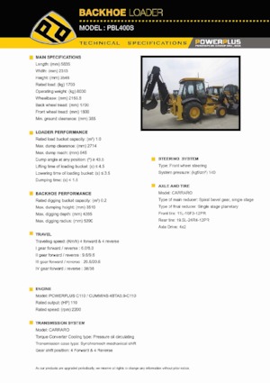 Graaflaadmachines PowerPlus PBL400S