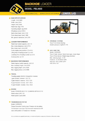 Graaflaadmachines PowerPlus PBL480S