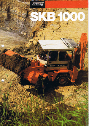 Graaflaadmachines Terex-Schaeff SKB 1000