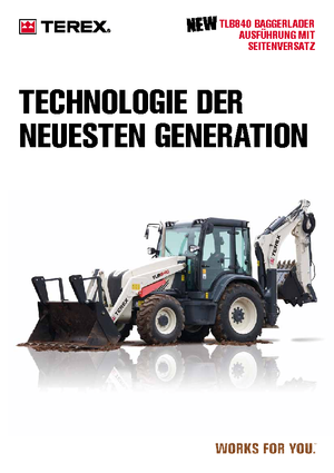 Graaflaadmachines Terex TLB 840