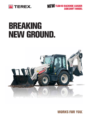 Graaflaadmachines Terex TLB 840