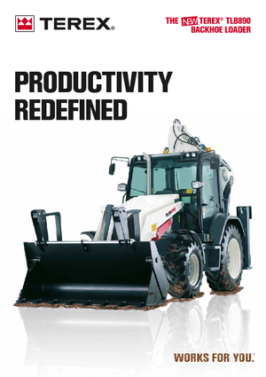 Graaflaadmachines Terex TLB 890
