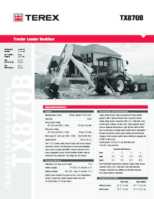 Graaflaadmachines Terex TX870B