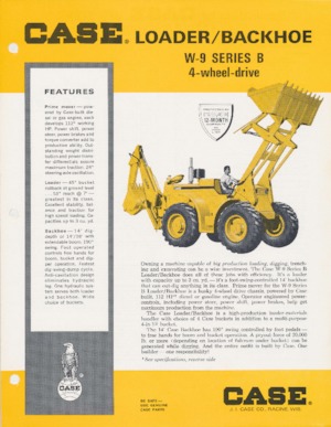 Graaflaadmachines Case W-9 