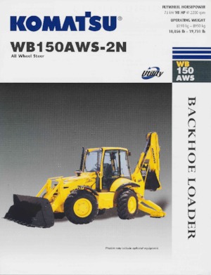 Graaflaadmachines Komatsu WB 150AWS-2N