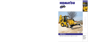 Graaflaadmachines Komatsu WB70A-1