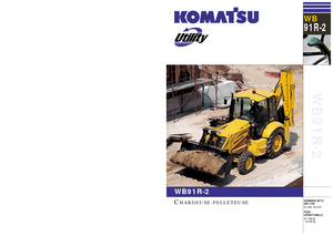 Graaflaadmachines Komatsu WB91R-2