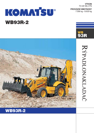 Graaflaadmachines Komatsu WB93R-2