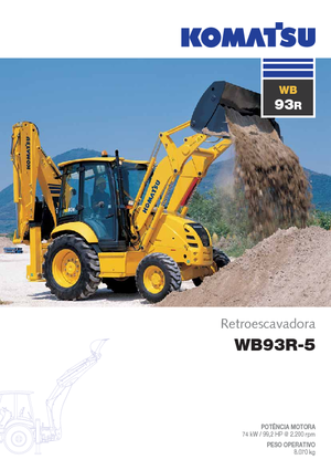 Graaflaadmachines Komatsu WB93R-5E0