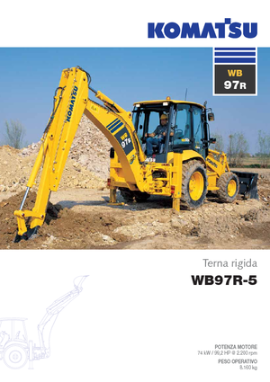 Graaflaadmachines Komatsu WB97R-5E0