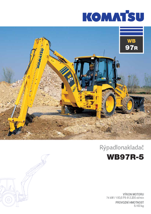 Graaflaadmachines Komatsu WB97R-5E0