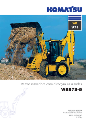 Graaflaadmachines Komatsu WB97S-5E0