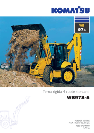 Graaflaadmachines Komatsu WB97S-5E0