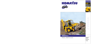 Graaflaadmachines Komatsu WB98A-2
