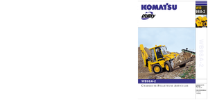 Graaflaadmachines Komatsu WB98A-2