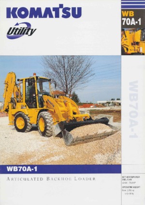 Graaflaadmachines Komatsu WB70A-1