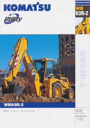 Graaflaadmachines Komatsu WB93R-2