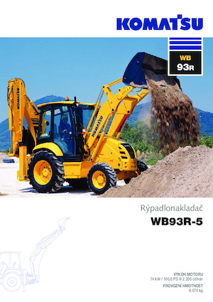 Graaflaadmachines Komatsu WB93R-5 
