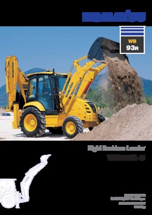 Graaflaadmachines Komatsu WB93R-5 