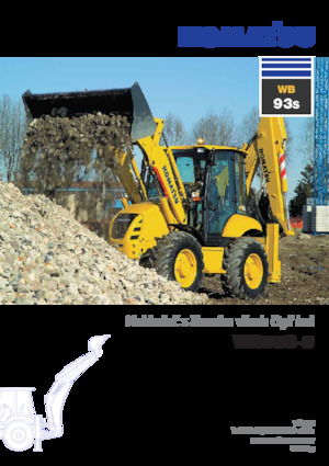 Graaflaadmachines Komatsu WB93S-5 