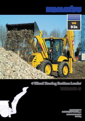Graaflaadmachines Komatsu WB93S-5 