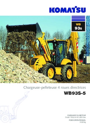 Graaflaadmachines Komatsu WB93S-5 
