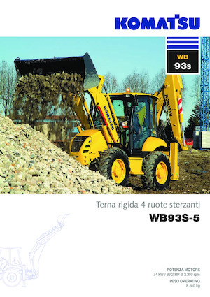 Graaflaadmachines Komatsu WB93S-5 