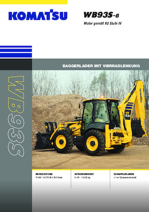 Graaflaadmachines Komatsu WB93S-8