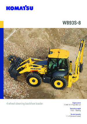 Graaflaadmachines Komatsu WB93S-8E0
