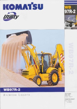 Graaflaadmachines Komatsu WB97R-2