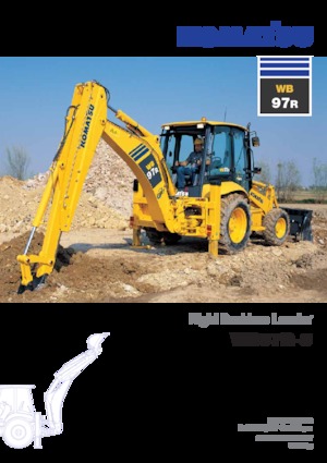 Graaflaadmachines Komatsu WB97R-5 