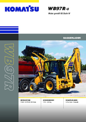 Graaflaadmachines Komatsu WB97R-8E0